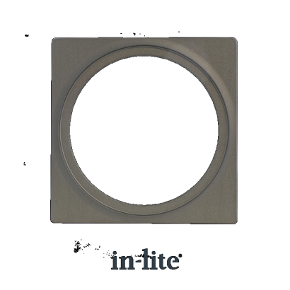 In-Lite PLATE 1 afdekplaat pearl grey voor Big Flux-Luna