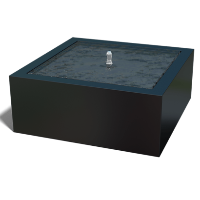 Aluminium watertafel 100 x 100 x 40 cm Inclusief LED-verlichting