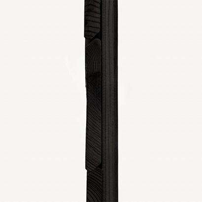 Rhombus tuinscherm zwart gespoten 180 x 180