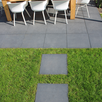 Mento 60x60x4cm Pit Black