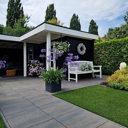 Signature Edge 60x60x4 cm dark sepia