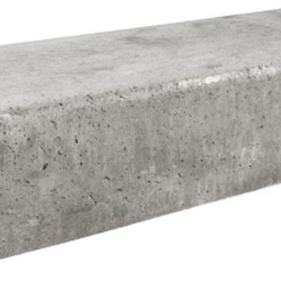 Traptrede Massief Grijs 100 x 37 x 15