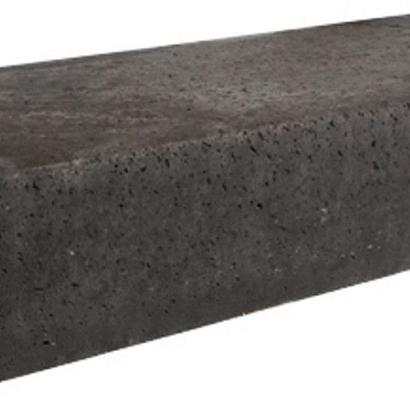 Schellevis Oud Hollandse Traptrede massief 100x40x20cm Carbon