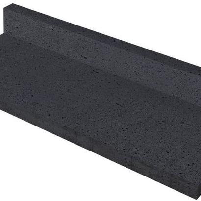 Schellevis Oud Hollandse traptrede L-element 100x40x15cm Carbon