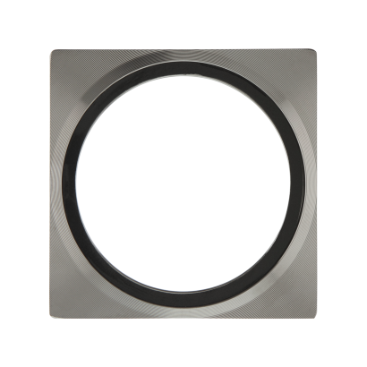 In-Lite PLATE 75 afdekplaat rvs geschikt voor Hyve - Fusion - Flux - RVS