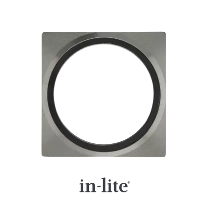 In-Lite PLATE 75 afdekplaat rvs geschikt voor Hyve - Fusion - Flux - RVS