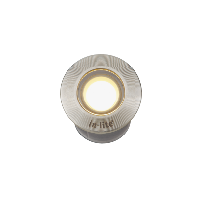In-Lite Fusion 22 LED grondspot 12V - RVS - Ø 22mm - RVS