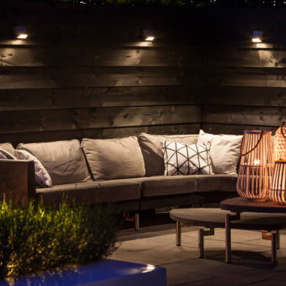 In-Lite Wedge Wall 12V - Rosé Silver