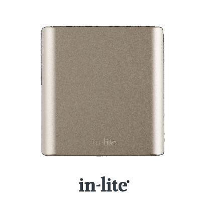 In-Lite Ace Up-Down Wall 100-230V - Rosé Silver - Rose Silver