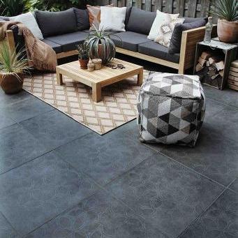 Cera3Line Lux & Dutch Square Decor Anthracite 60x60x3