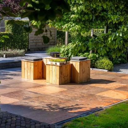 Patchline Copper 60x60x3 cm