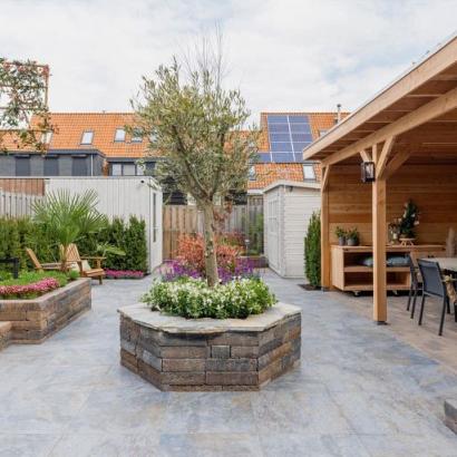 Patchline Blue  60x60x3 cm