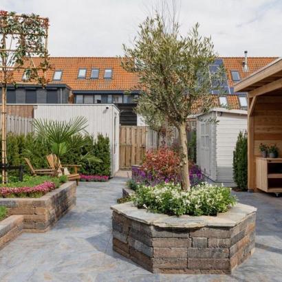 Patchline Blue  60x60x3 cm