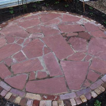 Flagstones Special Red 2-4 cm dik