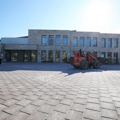 Betontegels grijs 15x30x4,5 cm