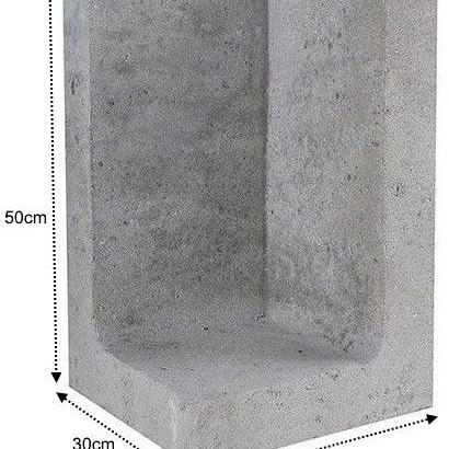 L-Element Hoek Grijs 30x30x50 cm