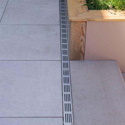 Traptrede De Luxe 15x40x120cm Greige