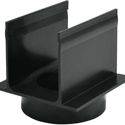 Designgoot verbindingsstuk met onderuitlaat ø 80mm