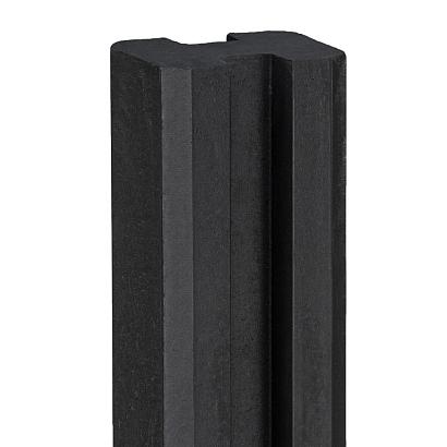 Berton©-sleufpaal Reest antraciet gecoat 11,5 x 11,5 x 246 cm tussenmodel