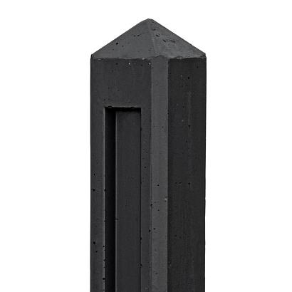 Berton© borderpaal Hunze antraciet gecoat 10 x 10 x 145 cm tussenmodel