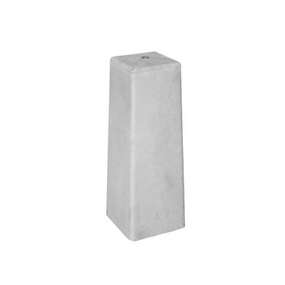 Betonpoer Eco wit/grijs M16-bus (18x18)>(15x15)x50cm