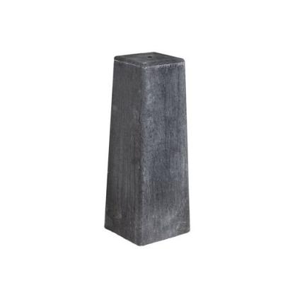 Betonpoer Eco antraciet M16-bus (18x18)>(15x15)x50cm