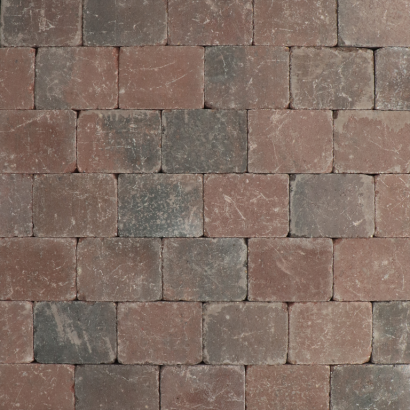 Montano trommel 15x20x6 rood genuanceerd