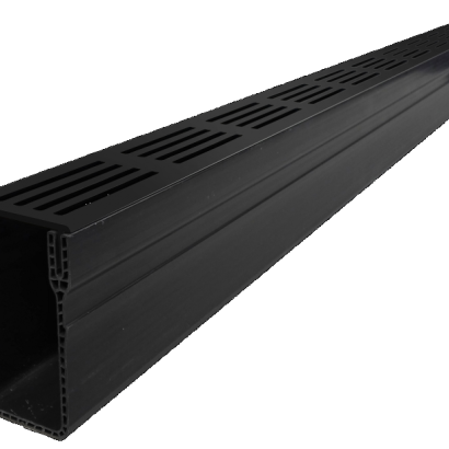 ACO Slimline Zwart Aluminium 100 cm