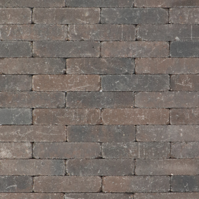 Montano trommel 20x5x7 bruin/zwart genuanceerd