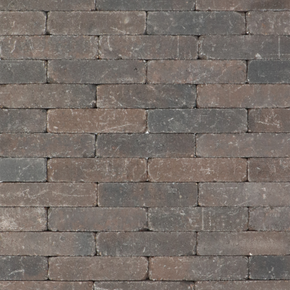 Montano trommel 20x5x7 bruin/zwart genuanceerd