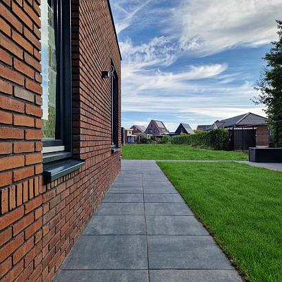 Select Edge 60x60x4 cm black slate