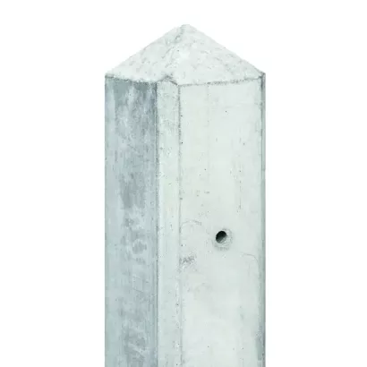 Beton Hoekpaal Punt Wit 280x10x10 (1 plaat)