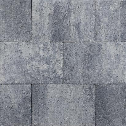 Straksteen 20x30x5 cm grijs/zwart
