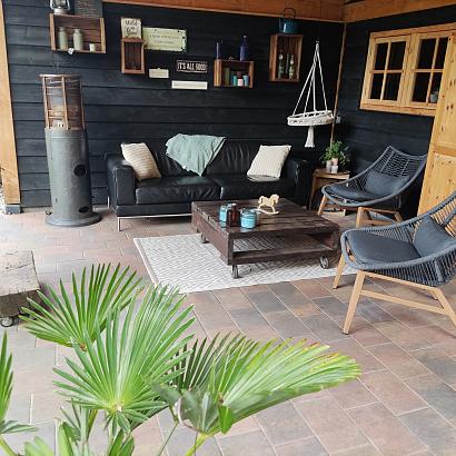 Sesto 20x30x6 cm oud bruin