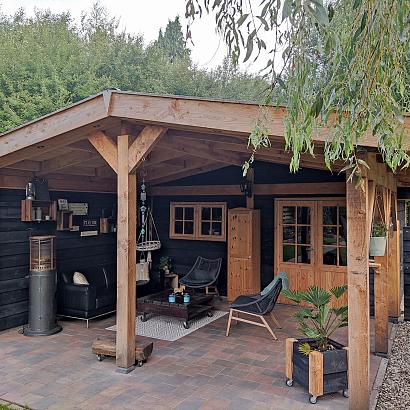 Sesto 20x30x6 cm oud bruin