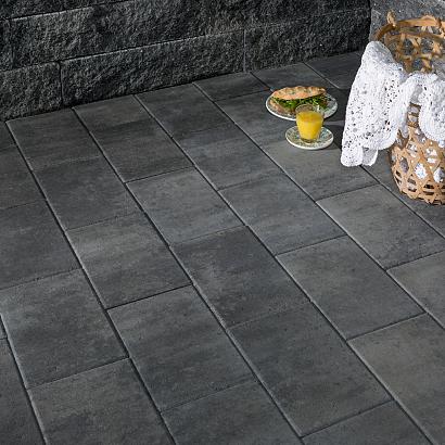 Sesto 20x30x6 cm grijs/zwart