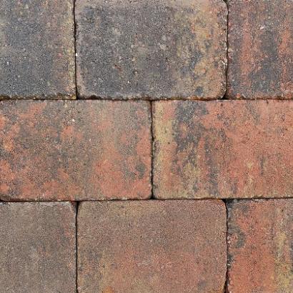 Rustiq trommel 20x30x6 cm oud bruin