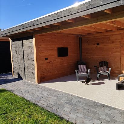 Rustiq trommel 21x14x7 cm antraciet