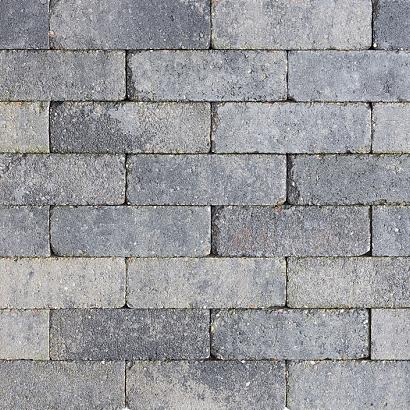 Rustiq trommel dikformaat 6 cm grijs/zwart