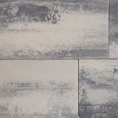 Patio square 40x80x5 cm nero/grey