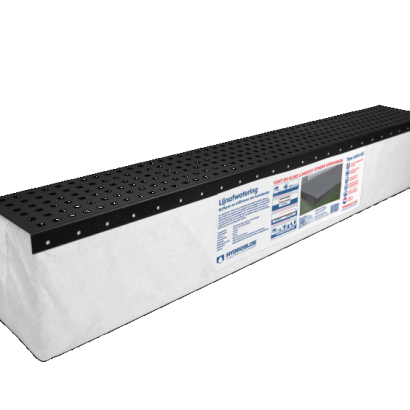 Hydroblob Lijnafwatering Infiltratiesysteem Set D45 Slimline Grafiet Rooster