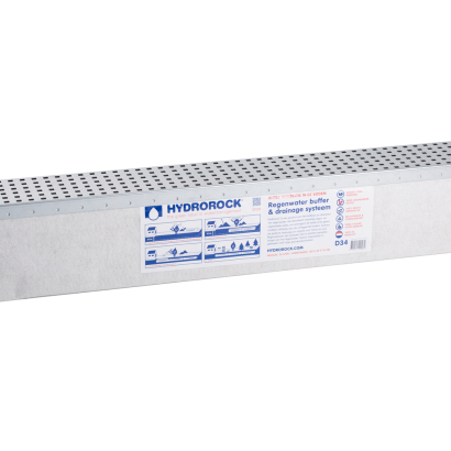 Hydroblob Lijnafwatering Infiltratiesysteem Set LG45 Slimline Verzinkt Rooster 20x20x120 Verzinkt