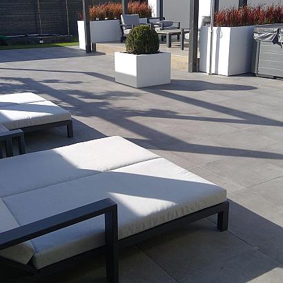 Solido Ceramica Cemento Smoke tegel 60x60x3 cm