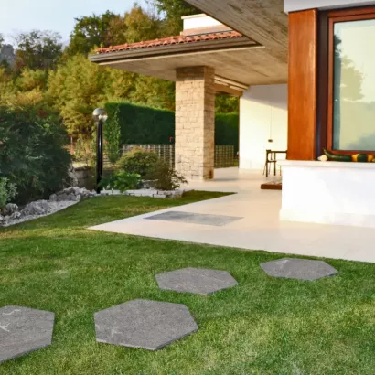 Staptegel Hexagons Ø60x52x2 Grigioni