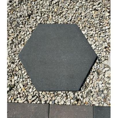 Staptegel Hexagons Ø60x52x2 Basalto