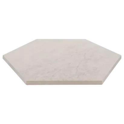 Staptegel Hexagon Quarzite Bianca o60x52x2cm