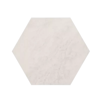 Staptegel Hexagons Ø60x52x2 Quarzite Bianca