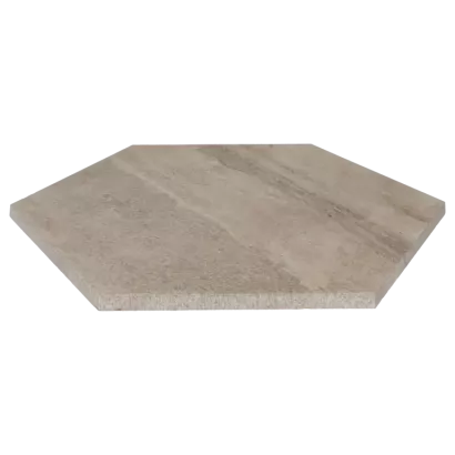 Staptegel Hexagon Cappuccino o60x52x2cm