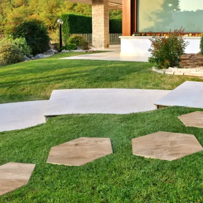 Staptegel Hexagons Foresta Chiaro o60x52x2cm