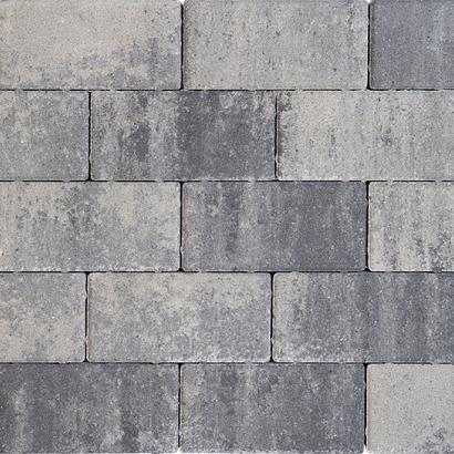 Signature brick 6 cm nero/grey mini facet komo (op=op)